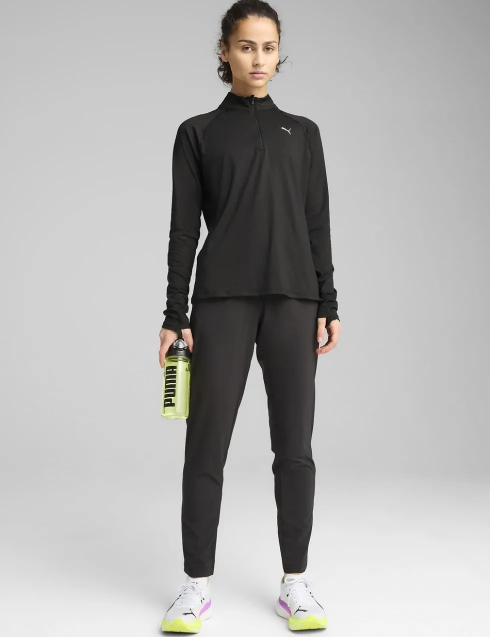 Velocity Cloudspun Funnel Neck Running Top
