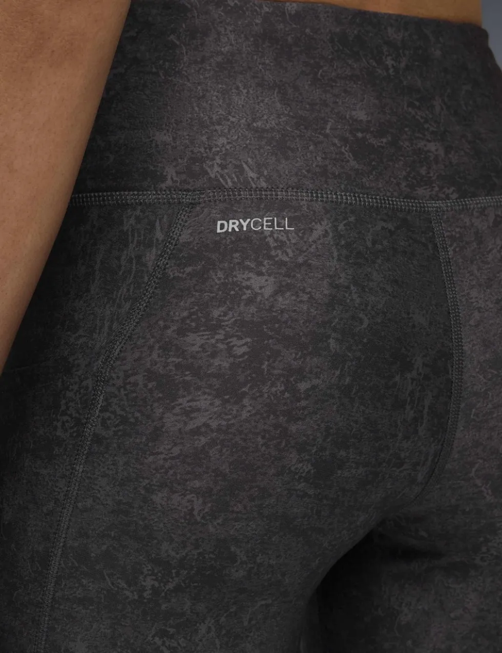 Velocity Printed High Waisted Leggings
