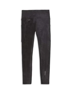 Velocity Printed High Waisted Leggings