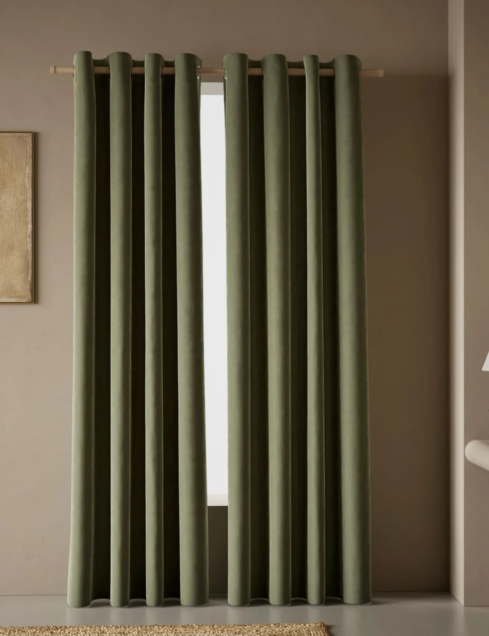 Velvet Eyelet Curtains