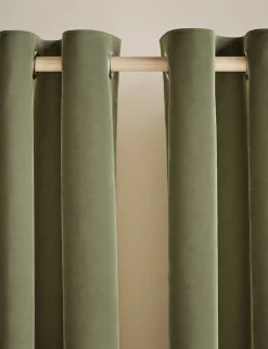 Velvet Eyelet Curtains