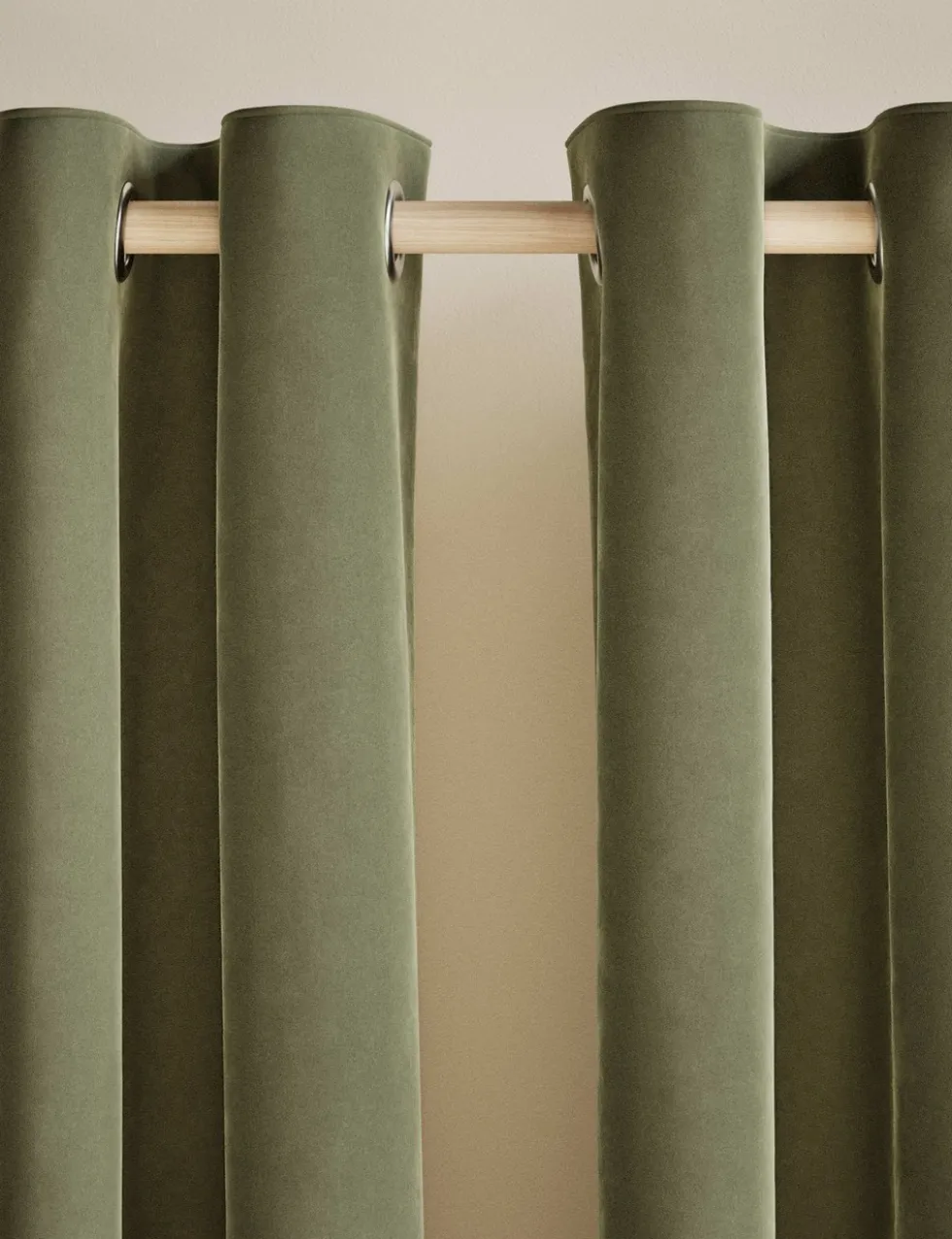 Velvet Eyelet Curtains