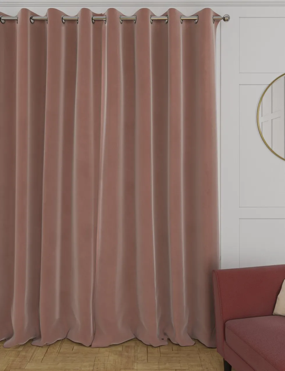 Velvet Eyelet Curtains