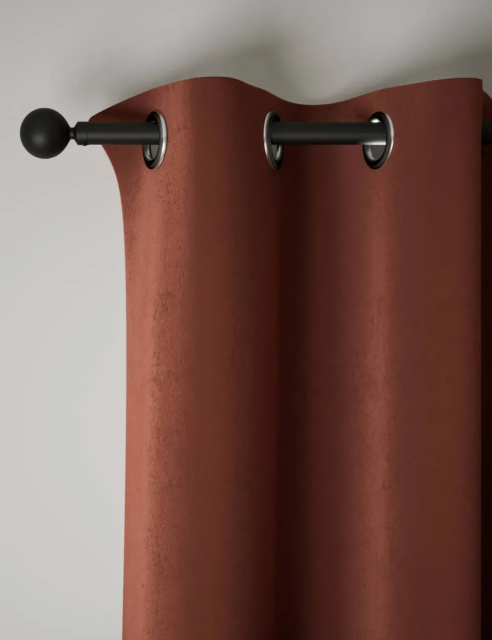 Velvet Eyelet Curtains