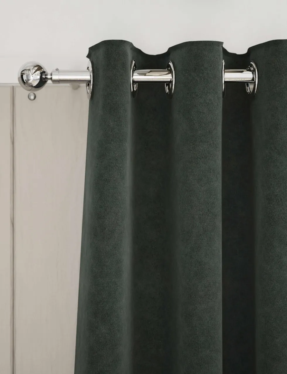 Velvet Eyelet Curtains