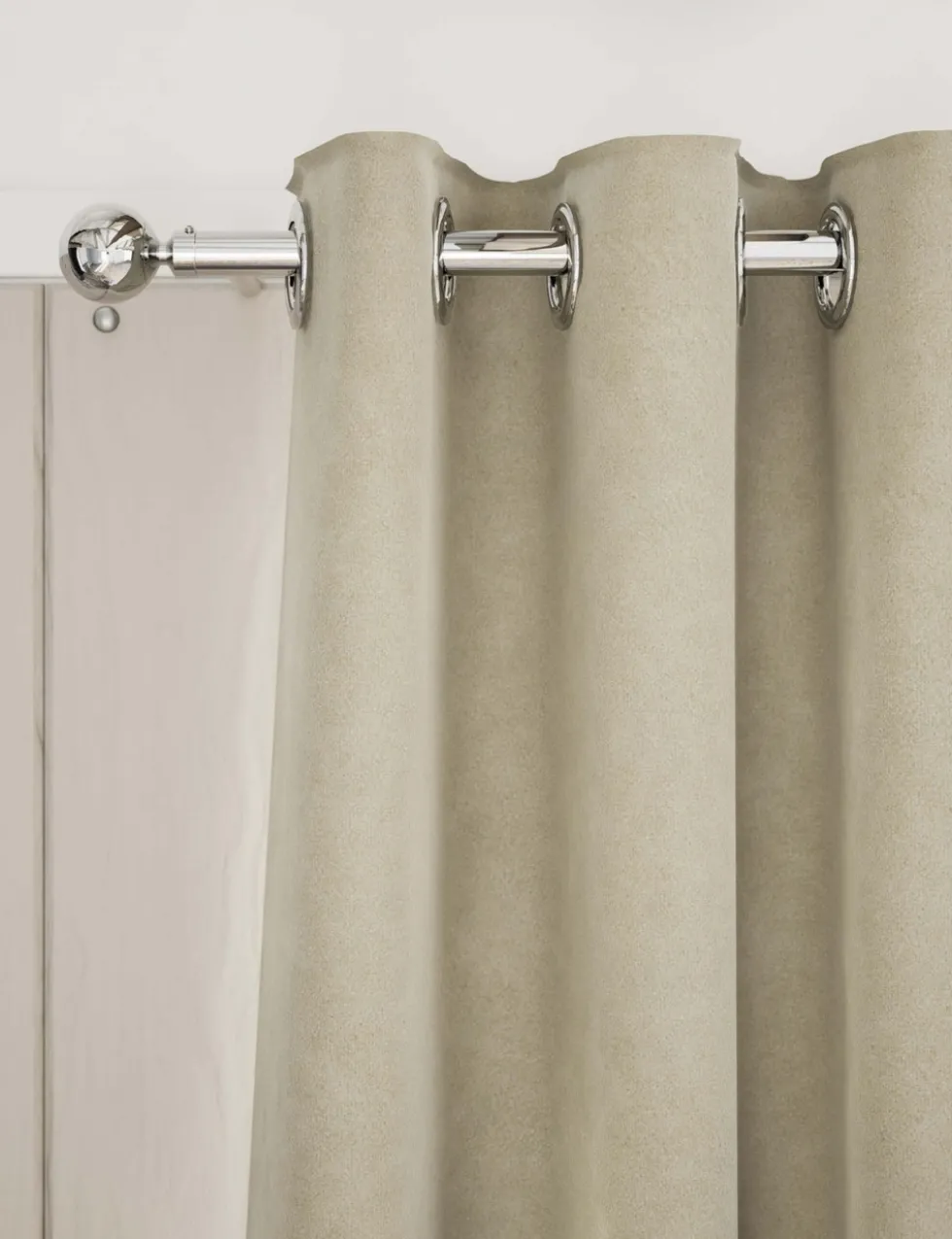 Velvet Eyelet Curtains