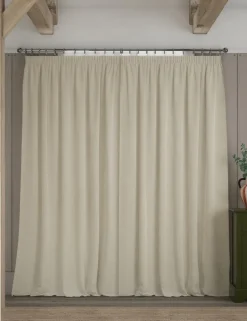 Velvet Pencil Pleat Curtains