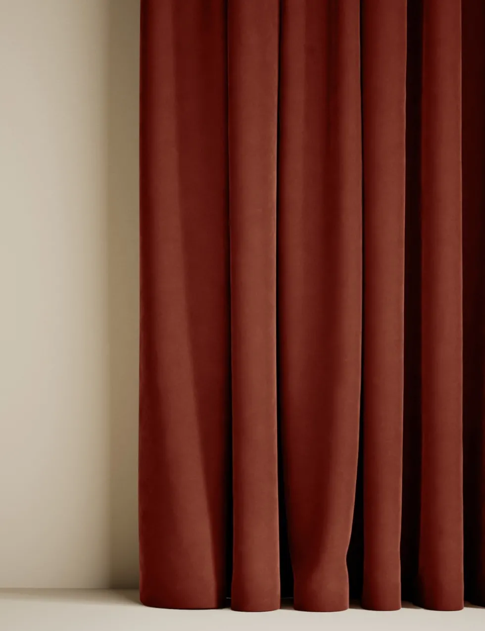 Velvet Pencil Pleat Curtains