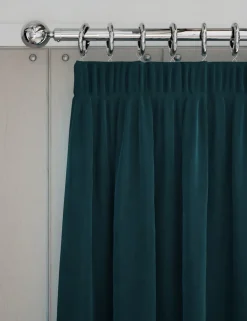 Velvet Pencil Pleat Curtains
