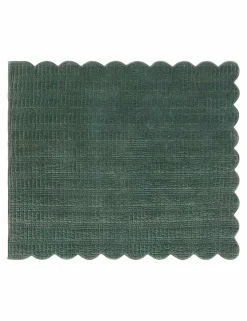 Velvet Scalloped Bedspread