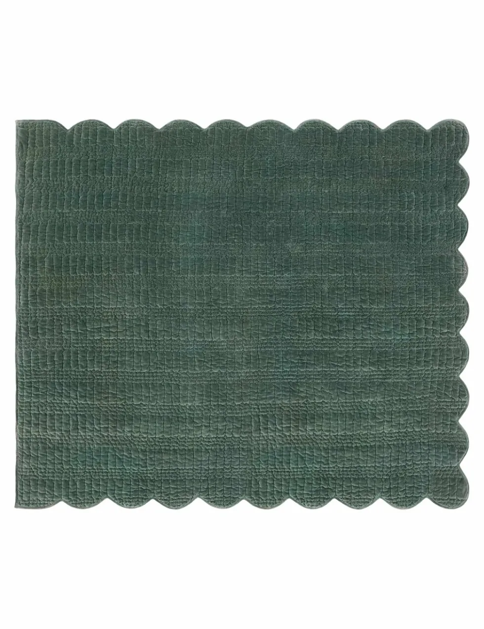 Velvet Scalloped Bedspread