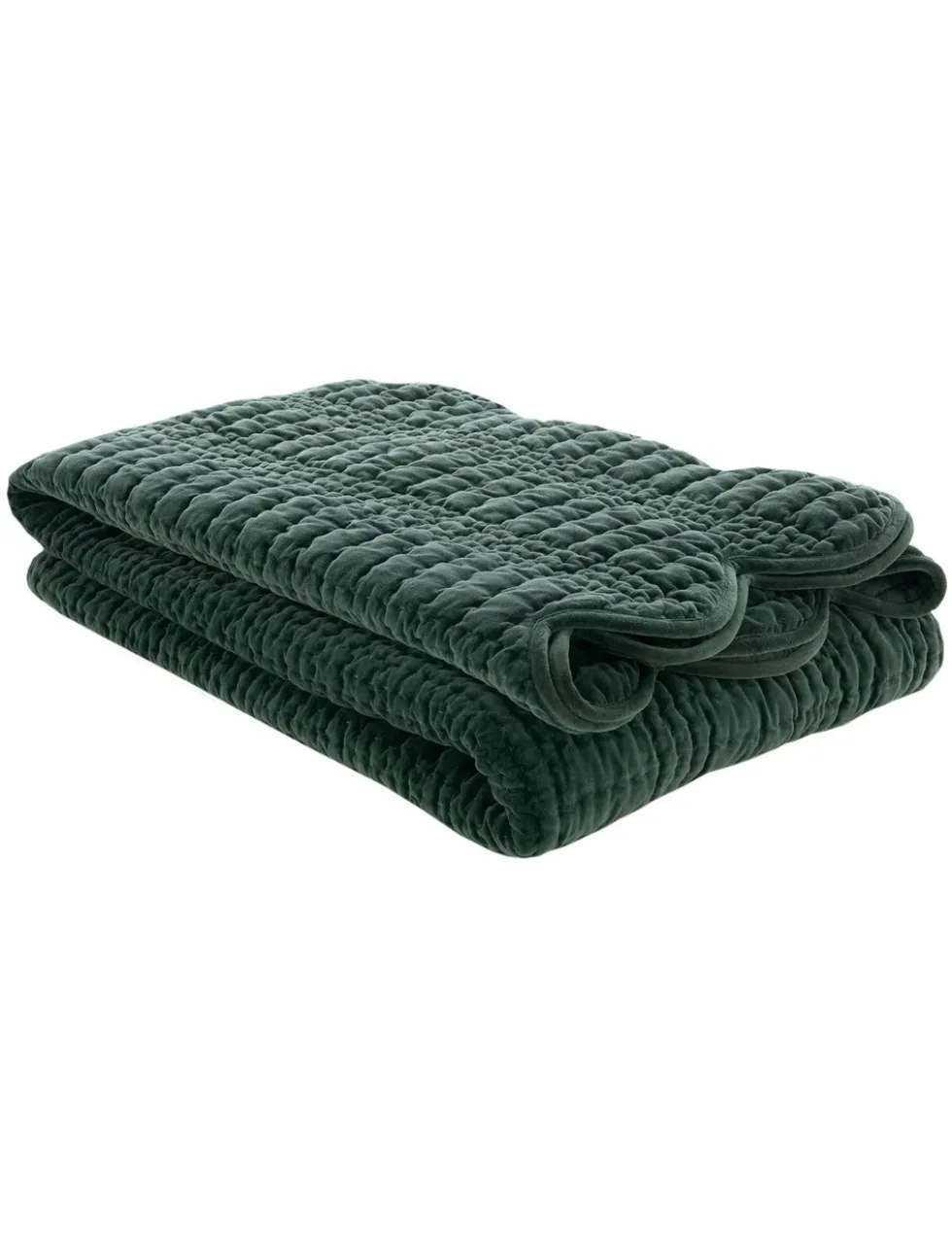 Velvet Scalloped Bedspread