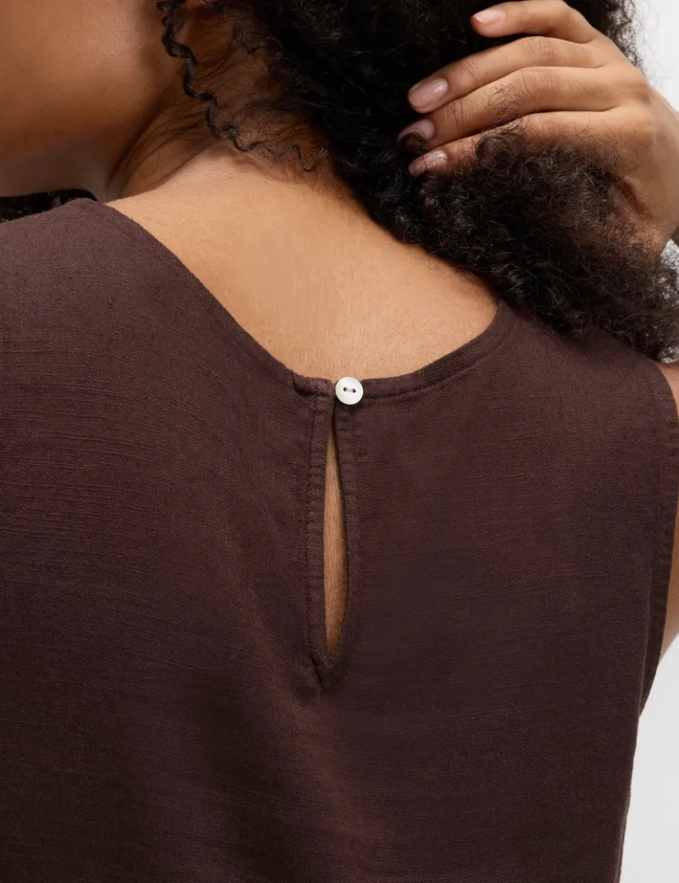 Vest with Linen