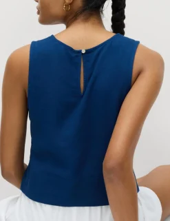 Vest with Linen