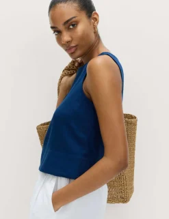 Vest with Linen