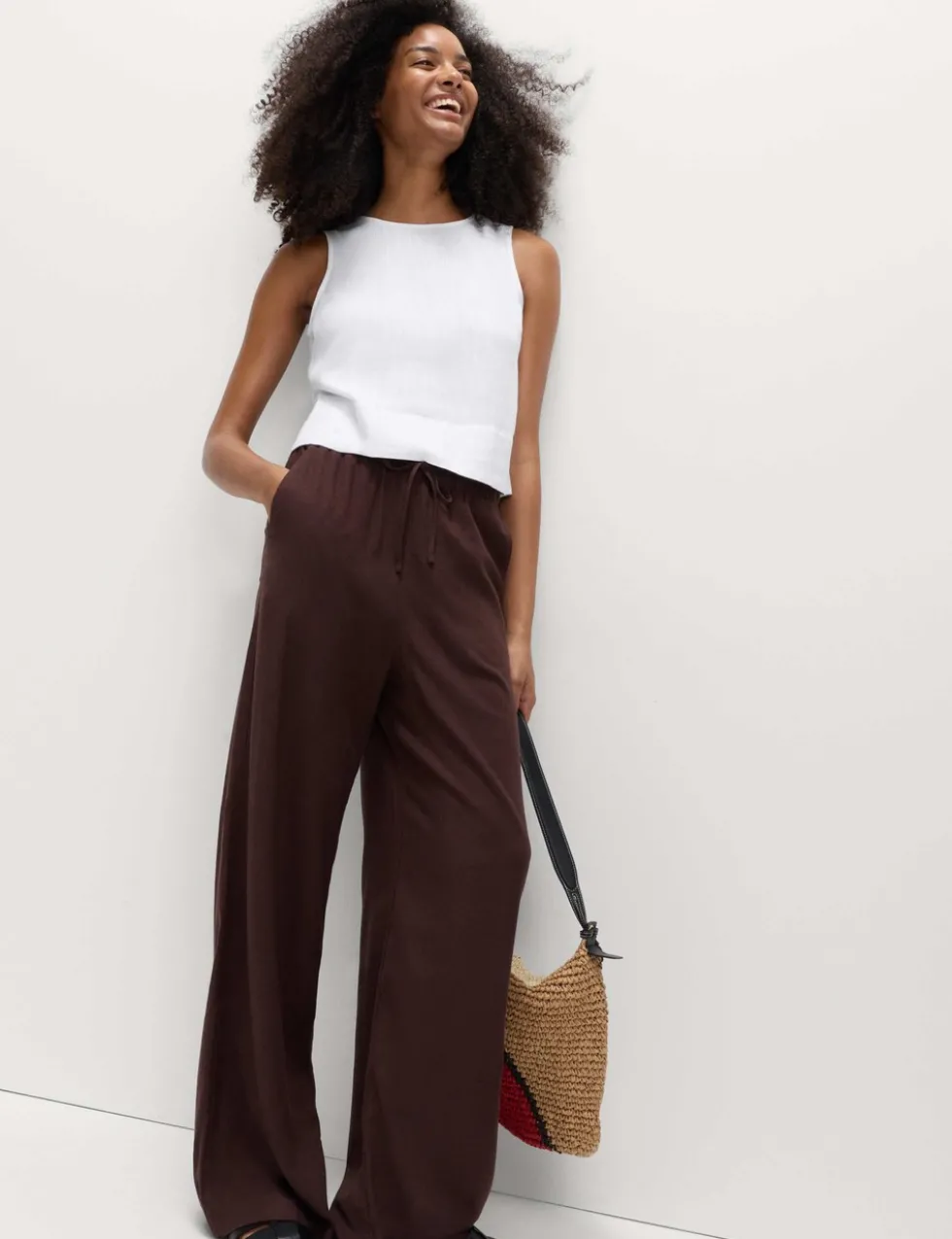 Vest with Linen