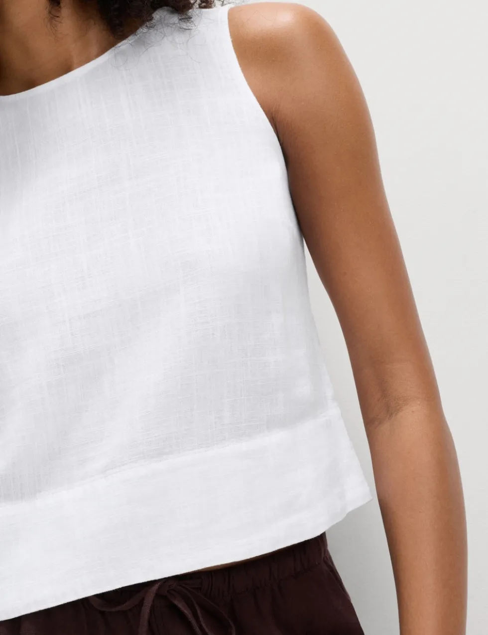Vest with Linen