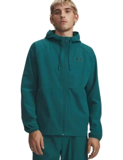 Vibe Woven Hooded Windbreaker Sports Jacket