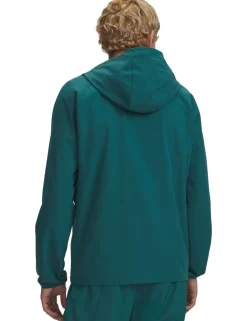 Vibe Woven Hooded Windbreaker Sports Jacket