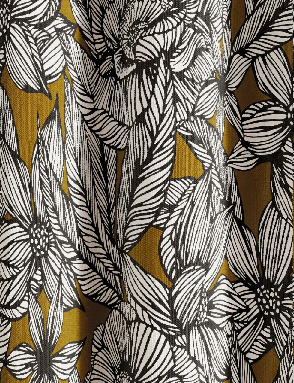 Vietnm Lined Eyelet Curtains