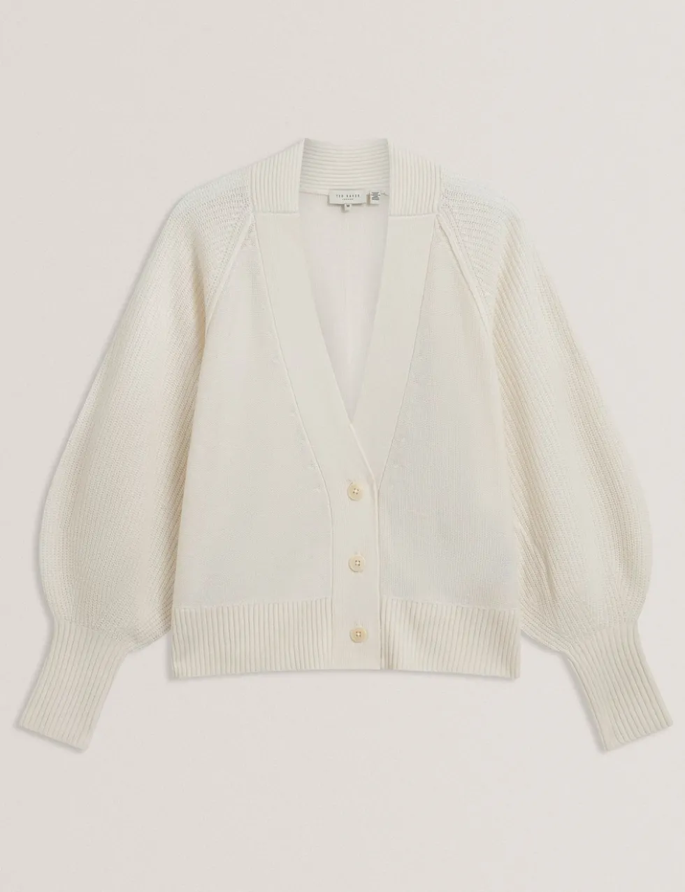 V-Neck Boxy Fit Cardigan