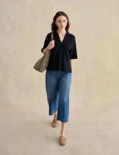 V-Neck Knitted Top