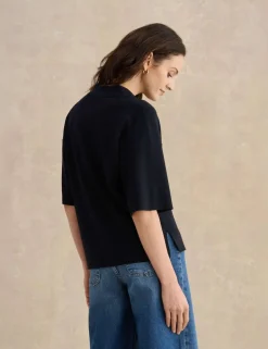 V-Neck Knitted Top