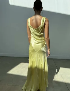 V-Neck Maxi Slip Dress