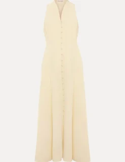 V-Neck Midaxi Skater Dress