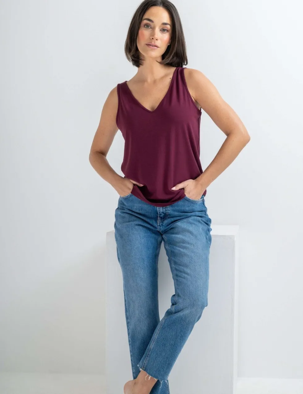 V-Neck Vest Top