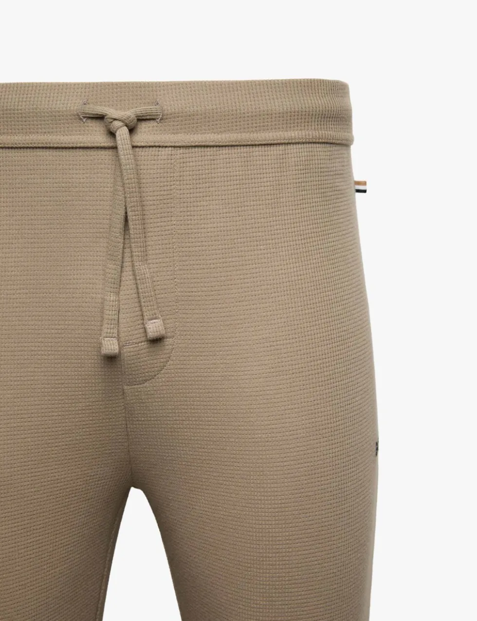 Waffle Cuffed Cotton Rich Slim Fit Joggers