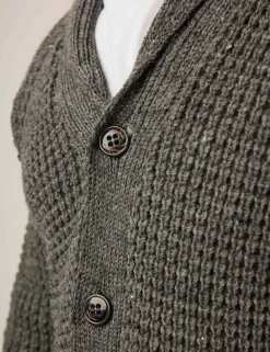 Waffle Shawl Cardigan