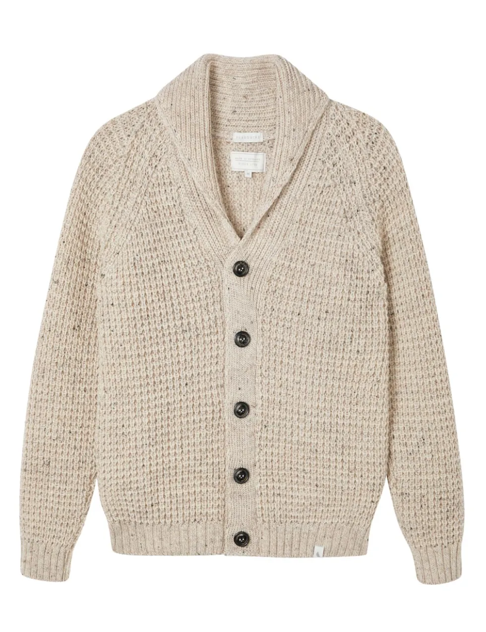 Waffle Shawl Cardigan