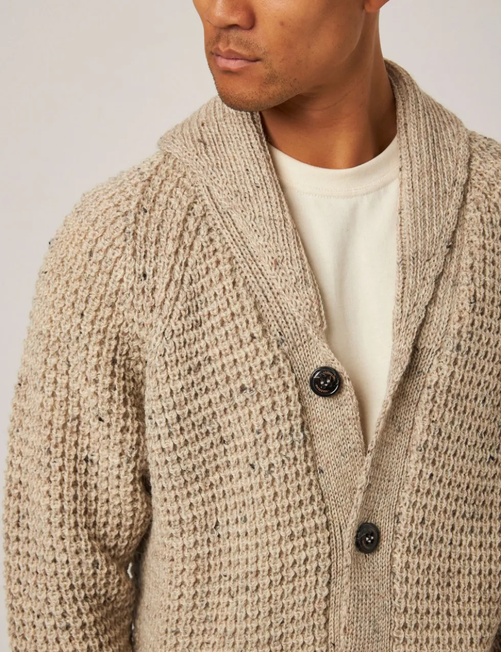 Waffle Shawl Cardigan