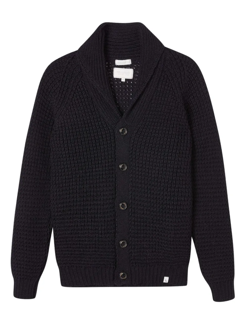 Waffle Shawl Cardigan