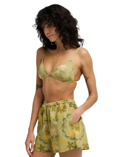 Wanderer Cotton Blend Printed Shorts