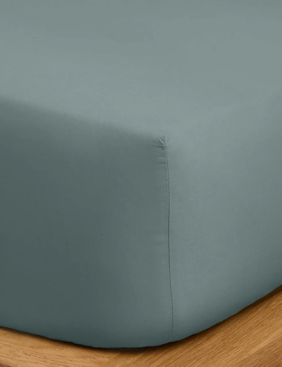 Washed Cotton Deep Fitted Sheet