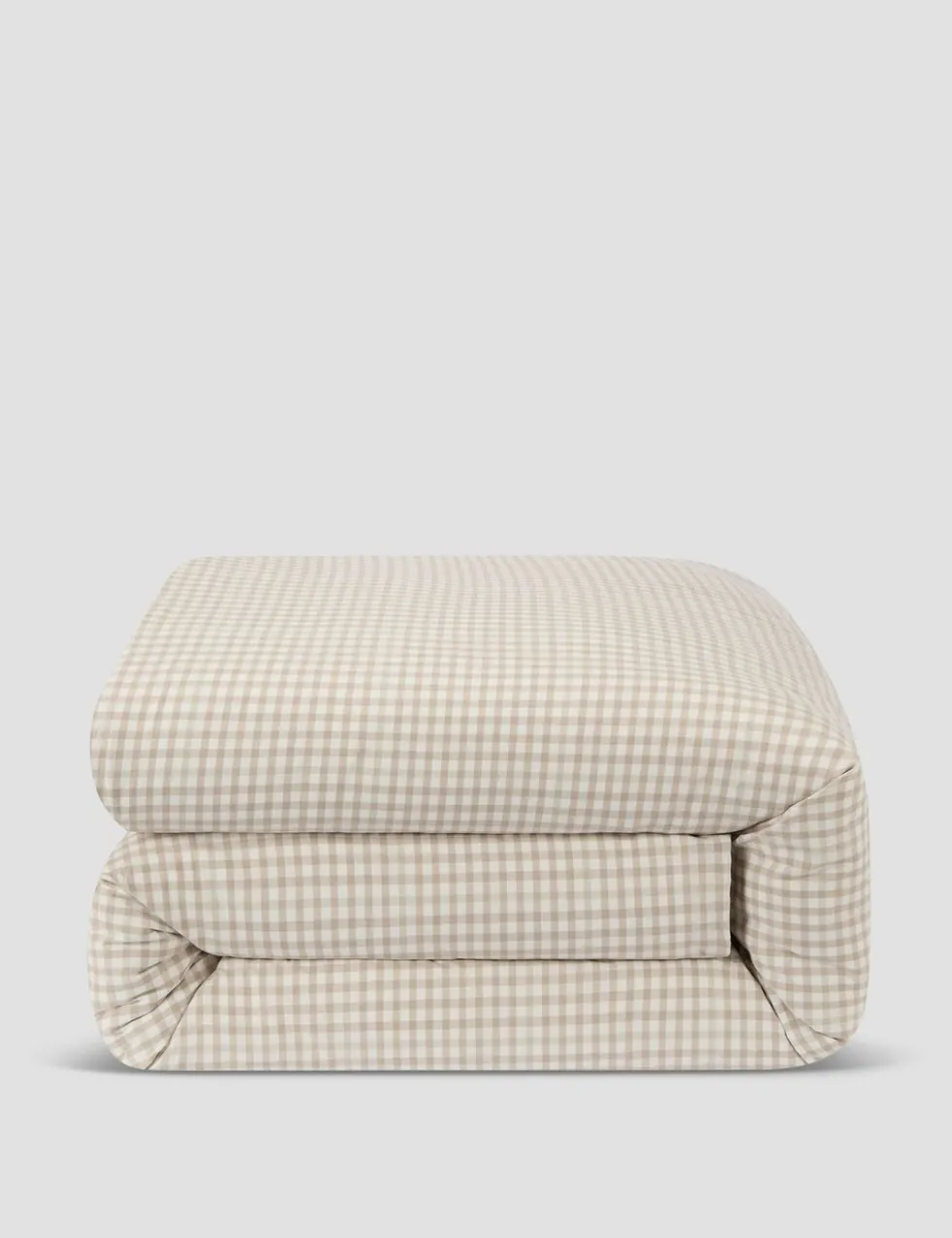 Washed Cotton Gingham Duvet Cover