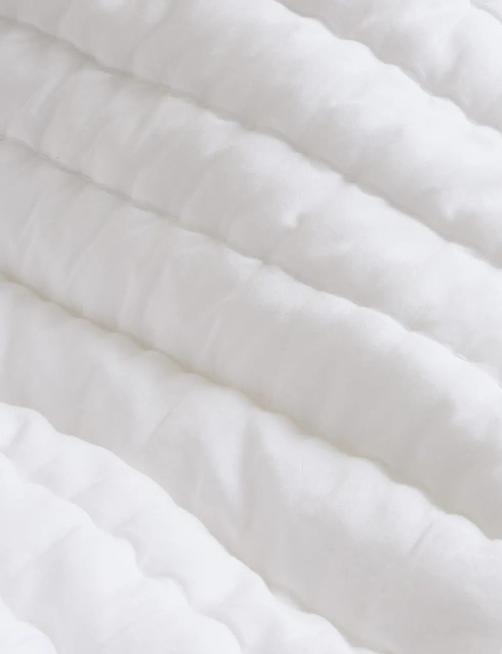 Washed Cotton Quilted Ruffle Bedspread