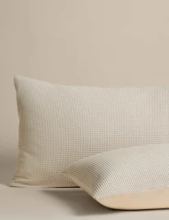 Washed Cotton Waffle Bedding Set