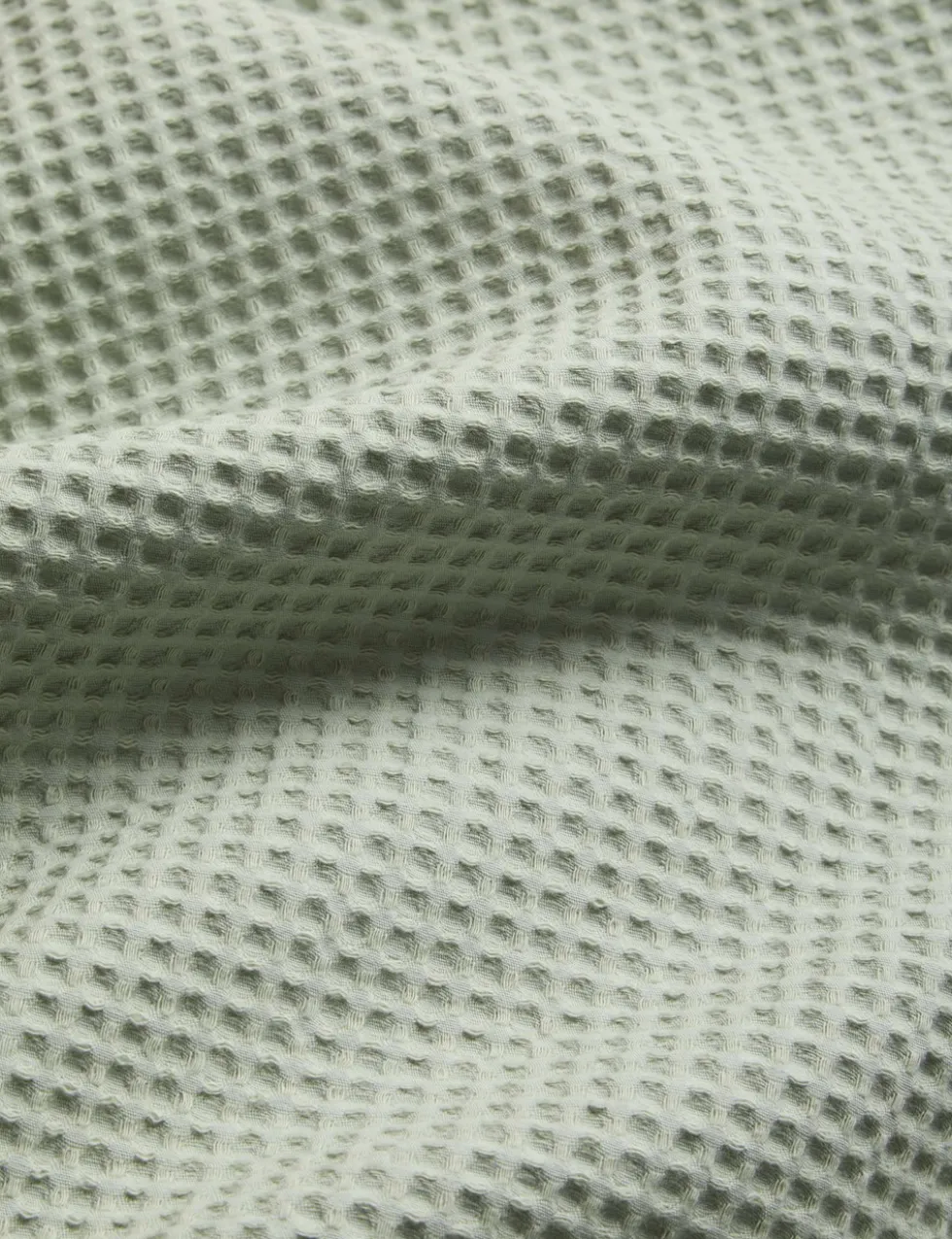 Washed Cotton Waffle Bedding Set