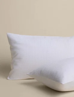 Washed Cotton Waffle Bedding Set