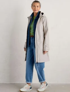 Waterproof Cotton Rich Longline Raincoat