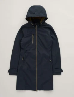 Waterproof Cotton Rich Longline Raincoat