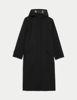 Waterproof Twill Hooded Raincoat