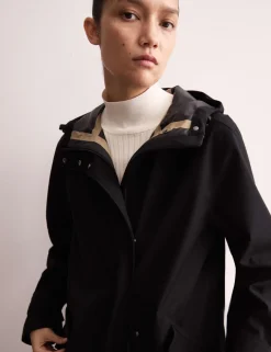 Waterproof Twill Hooded Raincoat