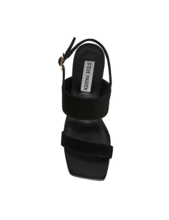 Wendie 015 Suede Ankle Strap Block Heel Sandals
