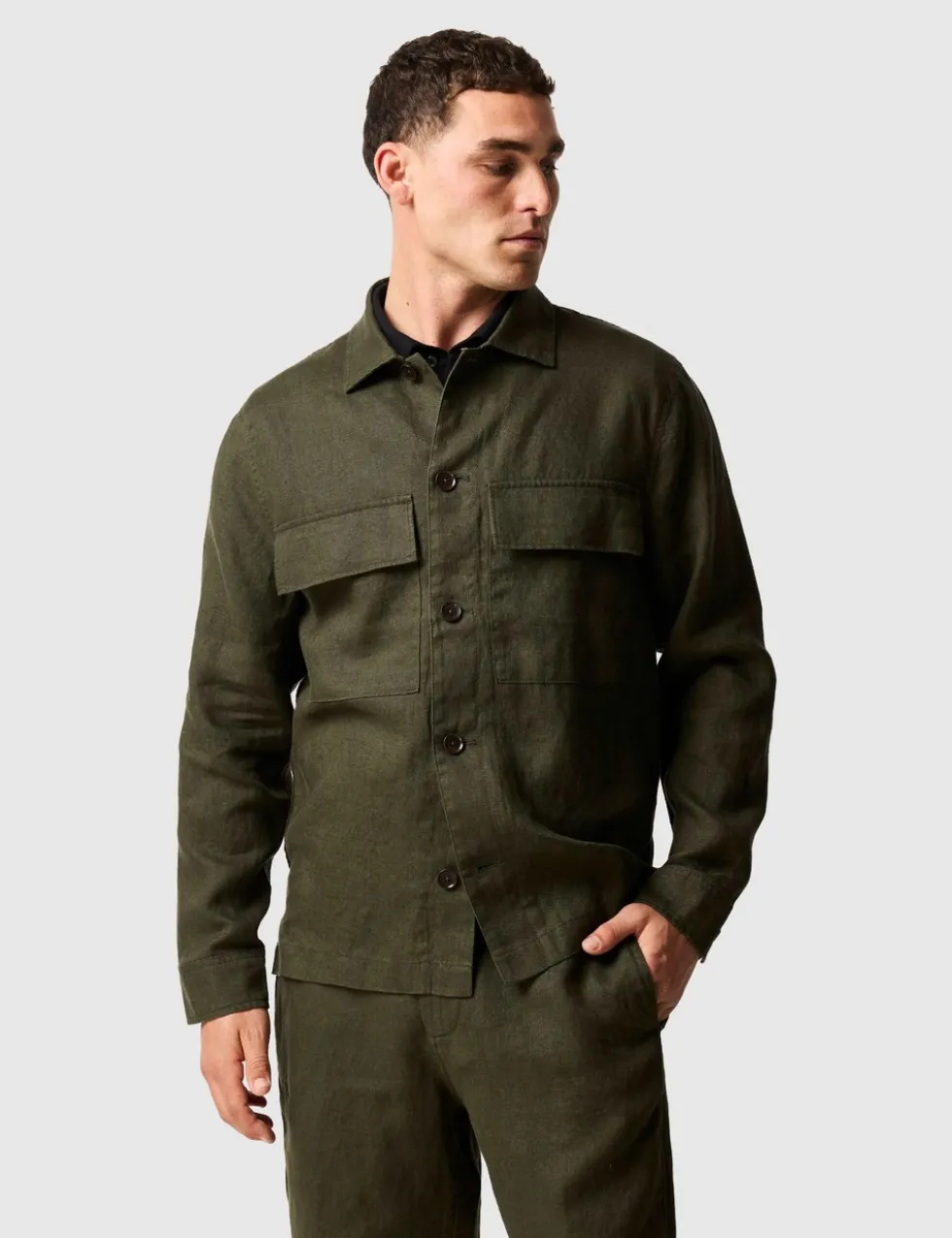 West Island Pure Linen Shacket