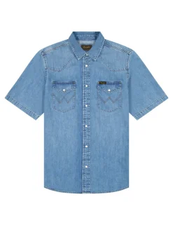 Western Short Sleeve Denim Shirt