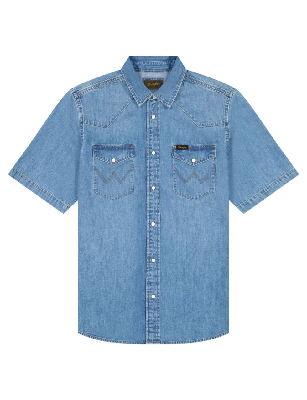 Western Short Sleeve Denim Shirt